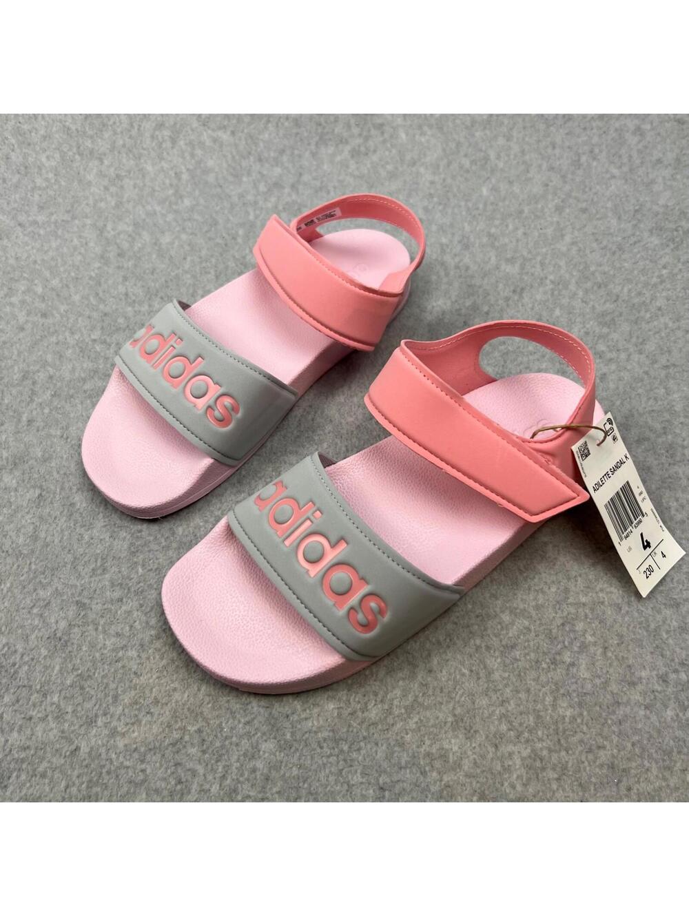 ADIDAS Kids Adilette Slides Sandals 4 youth Girls Classic Beach Summer Vaca - Picture 2 of 8